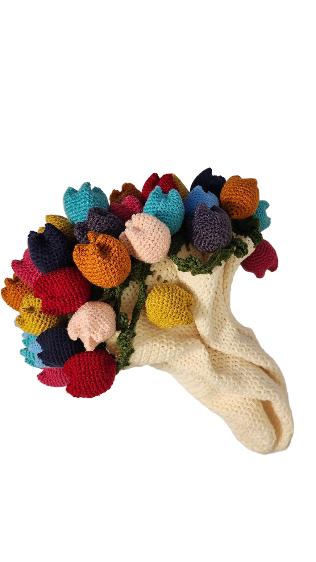 Small Tulips Bouquet Blanket